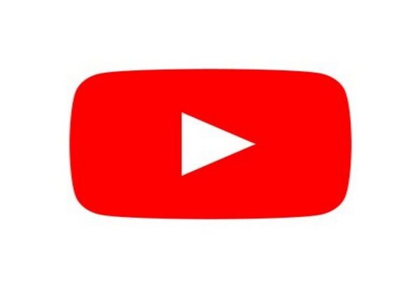 YouTube Logo Rectangle White